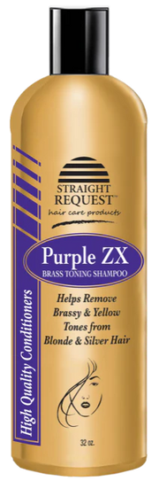 Purple zx brass toning shampoo